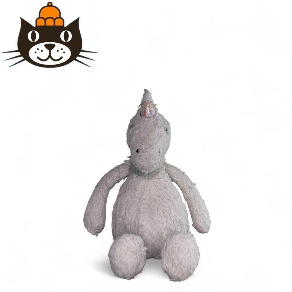 JELLYCAT London Bashful Unicorn Plush Mini White Pink Stuffed Animal 9” Inches